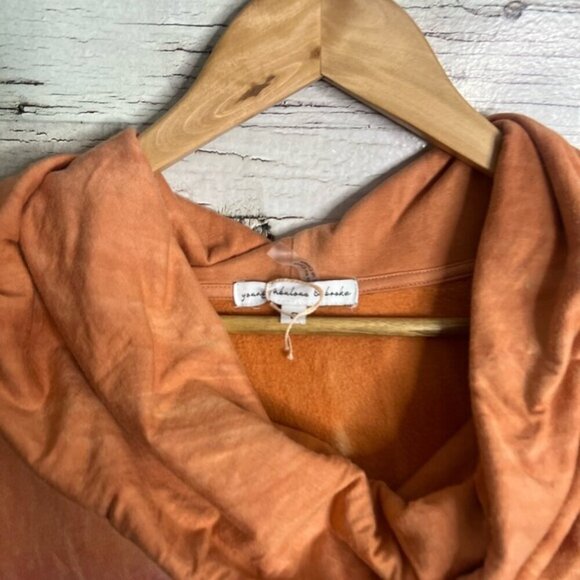 Young Fabulous & Broke Piper Tie Dye Ombré Sweatshirt Hoodie small - Picture 4 of 7